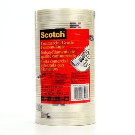 3M Scotch Filament Tape 897 Clear, 12 Mm X 55 M 70006120060